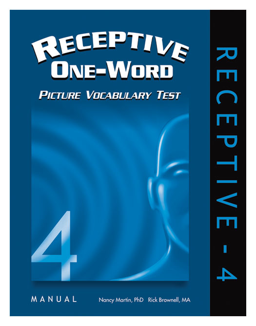RECEPTIVE ONEWORD PICTURE VOCABULARY TEST 4th EDITION (ROWPVT4) Janelle Publications